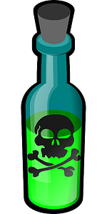 Toxic Bottle Of Poison