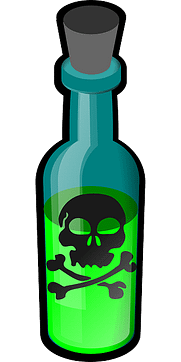 Toxic Bottle Of Poison