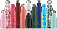 chillys water bottles range of styles and sizes
