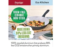 prestige eco kitchen eco friendly pots and pans cookware sustainable green