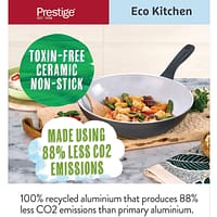 prestige eco kitchen eco friendly pots and pans cookware sustainable green