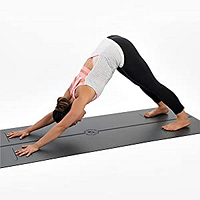 liforme evolve yoga mat woman in yoga position