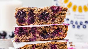 great british porridge co blueberry banana oat bars