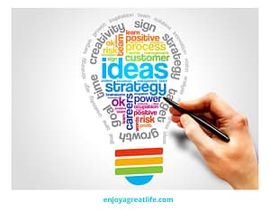 light bulb showing creative ideas