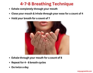 4-7-8 breathing technique
