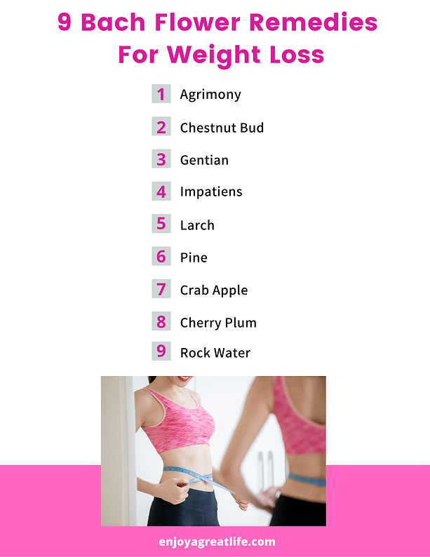 How To Lose Weight With Bach Flower Remedies - Enjoy A Great Life