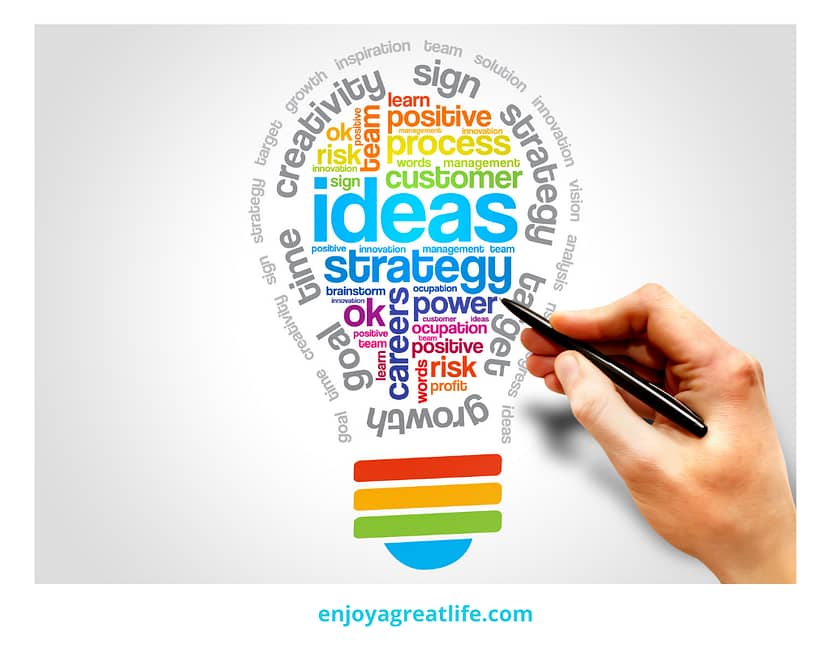 light bulb showing creative ideas