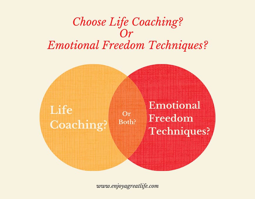Venn Chart Life Coaching Or Emotional Freedom Techniques?