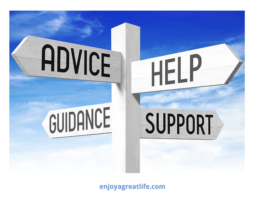 signpost advice help guidance support