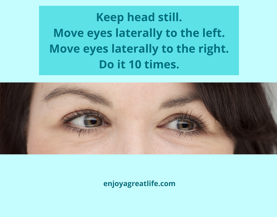 havening technique move eyes to the left and to the right